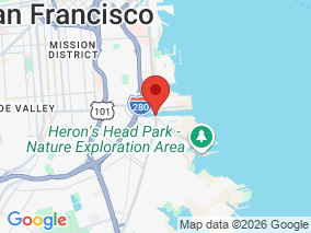 Map of Site Report: Islais Creek, United States of America